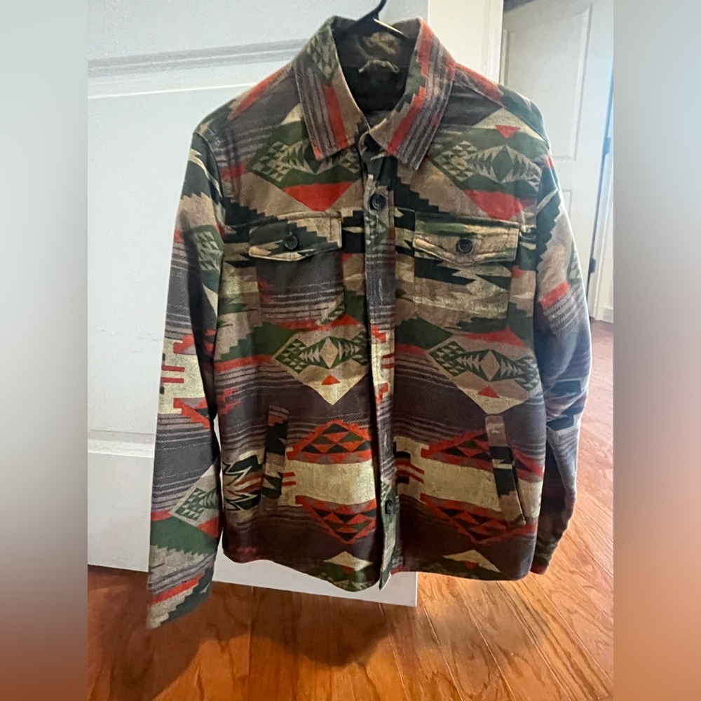 AE mens lined overcoat